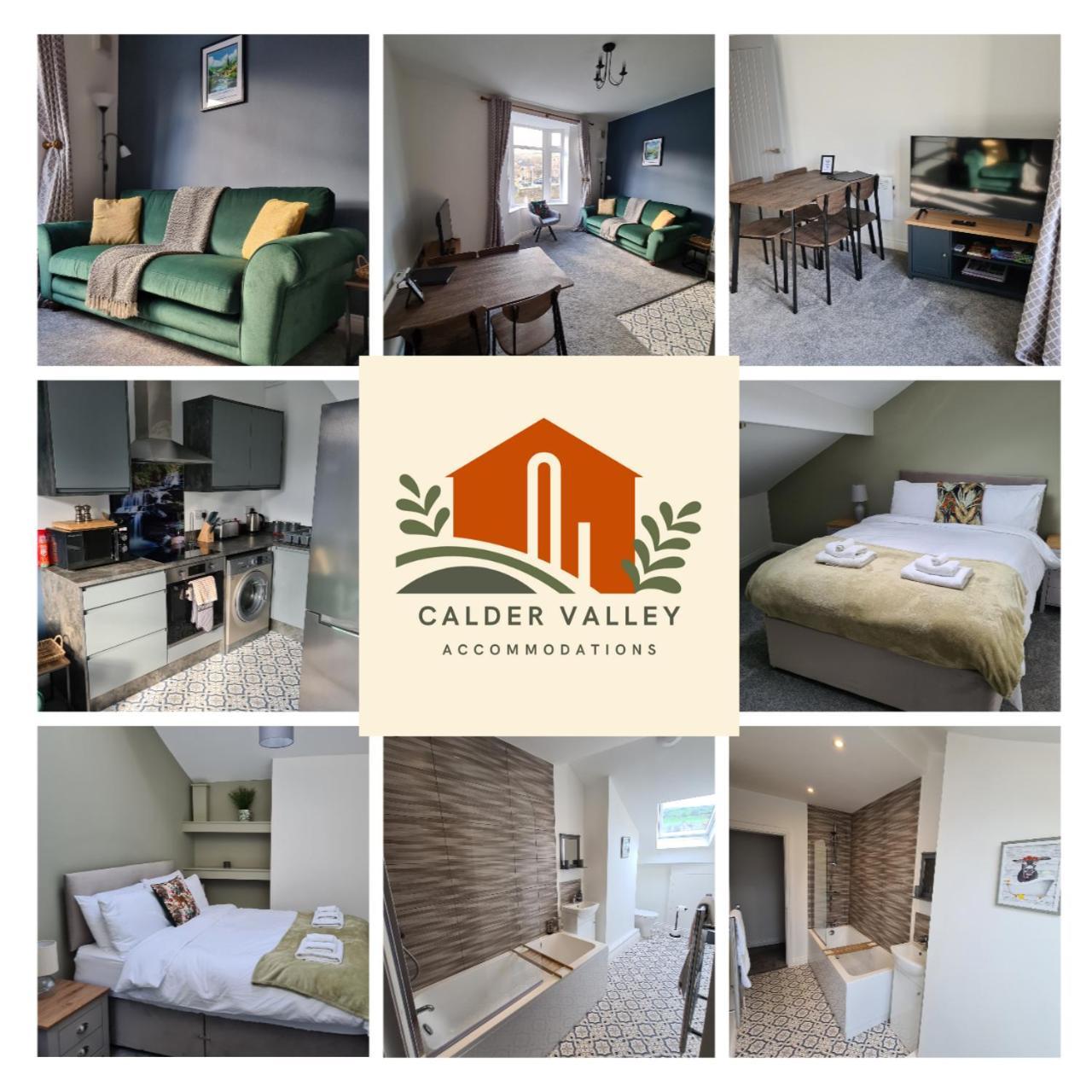 Modern River View Mytholmroyd Apartment ภายนอก รูปภาพ